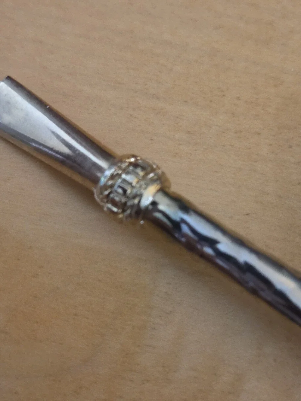Bombilla  Silver & Brass Yerba Mate Straw Rule Mar Argentina In